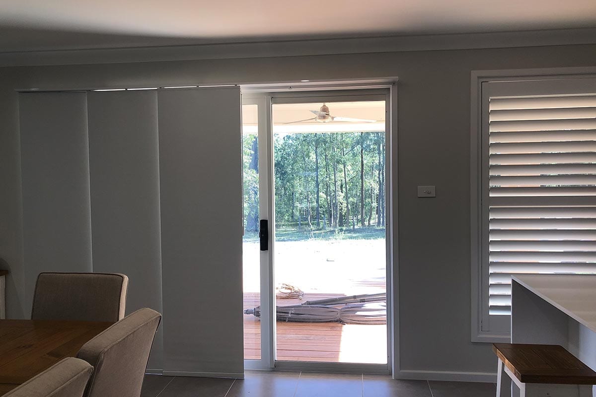 Safe and Easy to Install Panel Glide Blinds The Shutter Guy